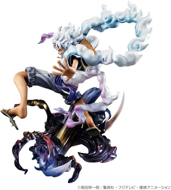 One Piece WA-MAXIMUM Monkey D. Luffy Gear 5 Figure P.O.P New