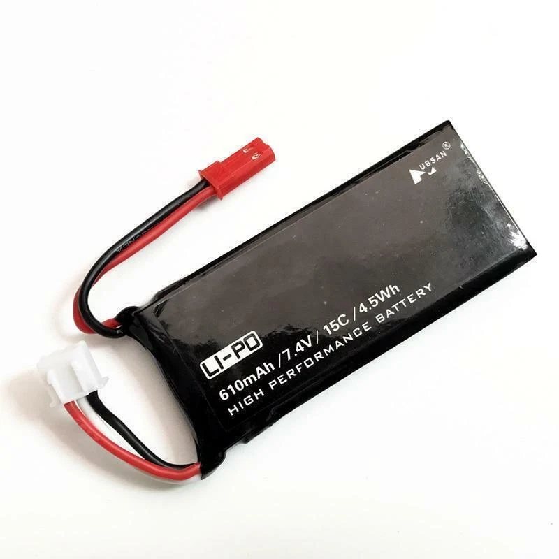 1Pcs 7.4V 15C 610mAh Battery for Hubsan H502s H502e Rc Quadcopter Drone part Car - Image 4 of 4