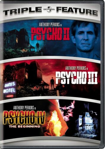 Psycho II Psycho III Psycho IV Triple Feature - Region 1 DVD Neu und versiegelt