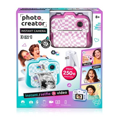 Photo Creator 3-in-1 Instant for   Pink; , Instant Printer & Photo Booth with...