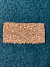 Vintage Handmade Creamy Pearl Beaded Evening/Wedding Clutch