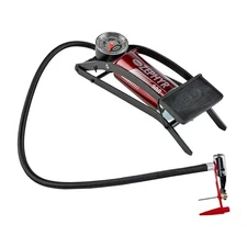 BELL ZEPHYR 200 PRESTA VALVES 2 FLOOR PUMP - BLACK/RED