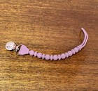 Itzy Ritzy Silicone Pacifier Clip 100% Food Grade Silicone Pacifier Strap