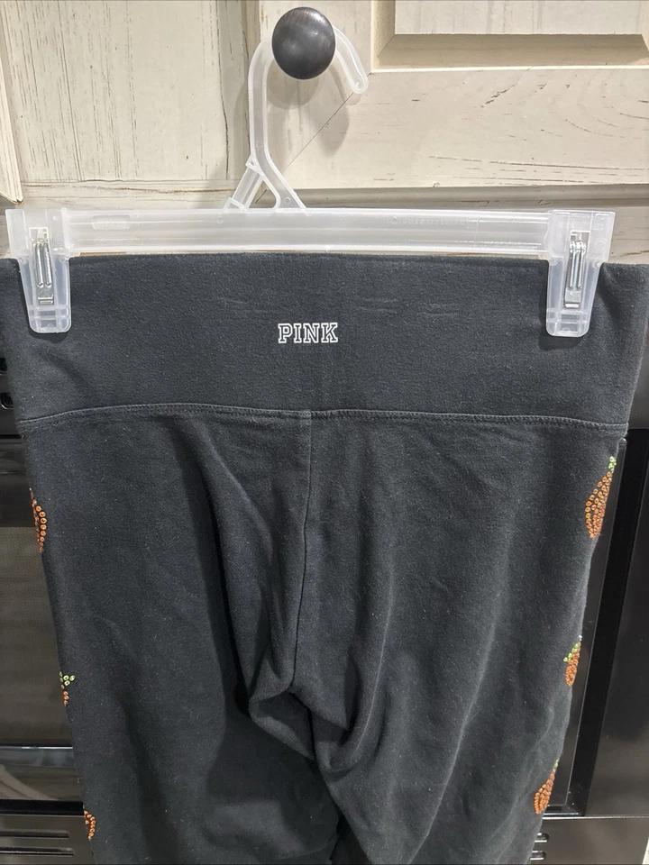 ROSA Victoria’s Secret Yoga Leggings Melocotón Bling Pequeños Foto 3 de 4