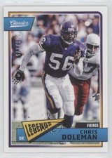 2018 Panini Classics Legends Blue Back /175 Chris Doleman #148 HOF z7h