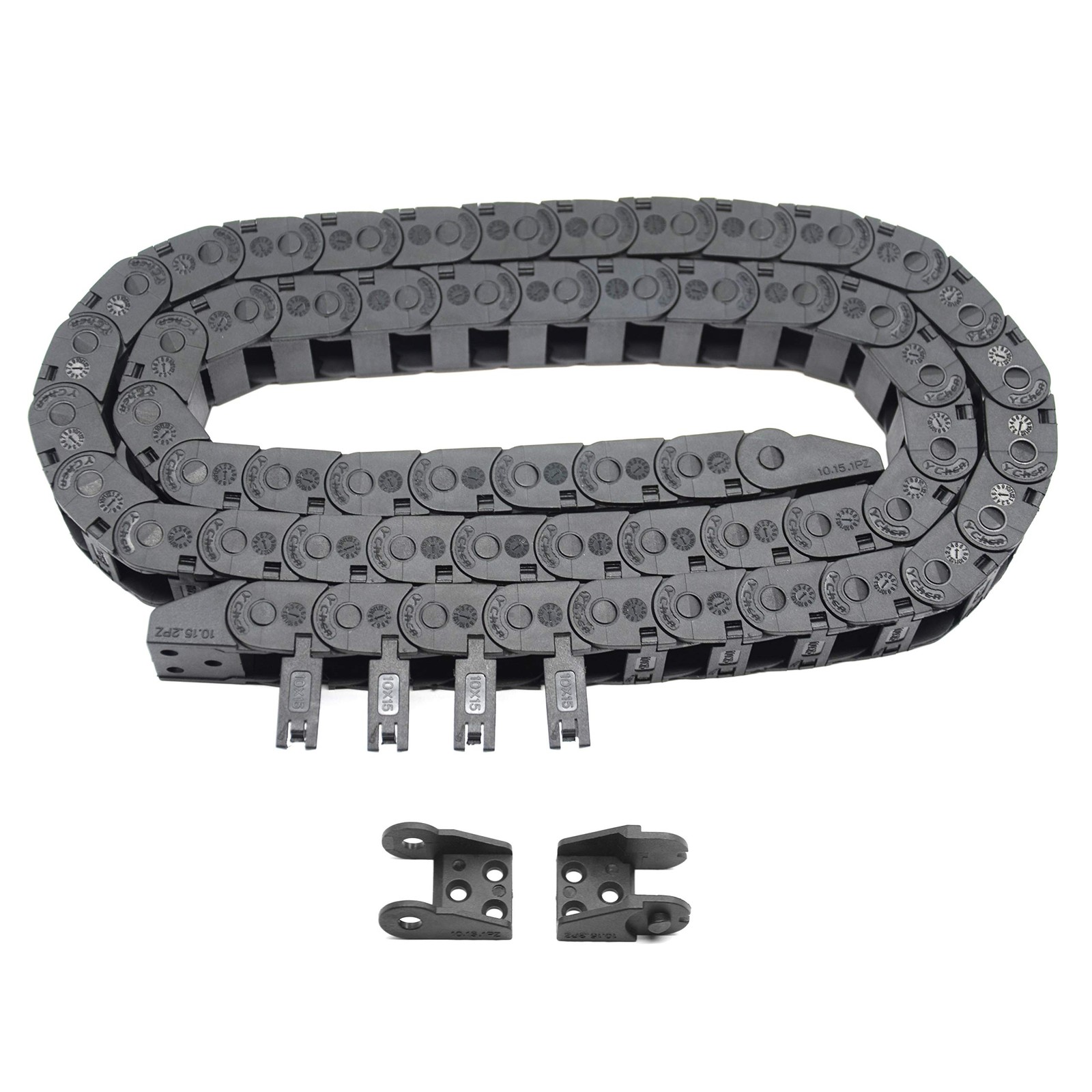 Chaîne de traction R18 en nylon noir haute résistance pour imprimante 3D