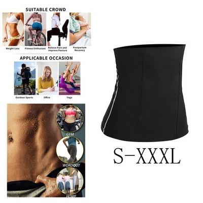 Damen Taillentrimmer Bauchkorsett Body Shaper Fat Burner Thermo Gürtel