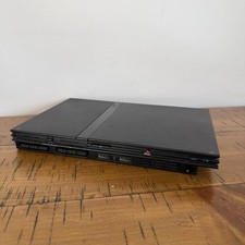 Sony PlayStation 2 PS2 Slim (SCPH-70003) Video Game Console Only Working Black