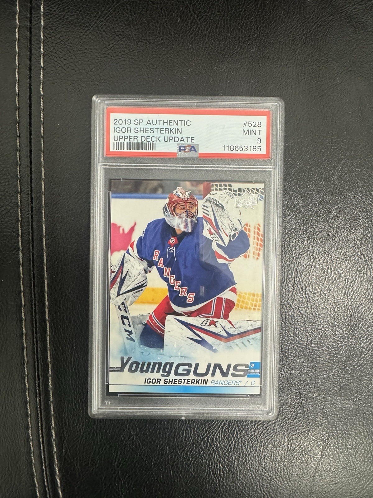 2019-20 SP Authentic - Upper Deck Update Young Guns Igor Shesterkin #528 (RC)