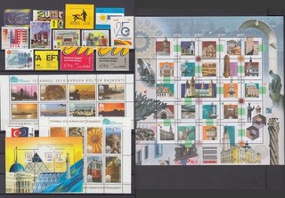 EUROPA CEPT MITLÄUFER Jahrgang 2010 komplett postfrisch/ (MNH)