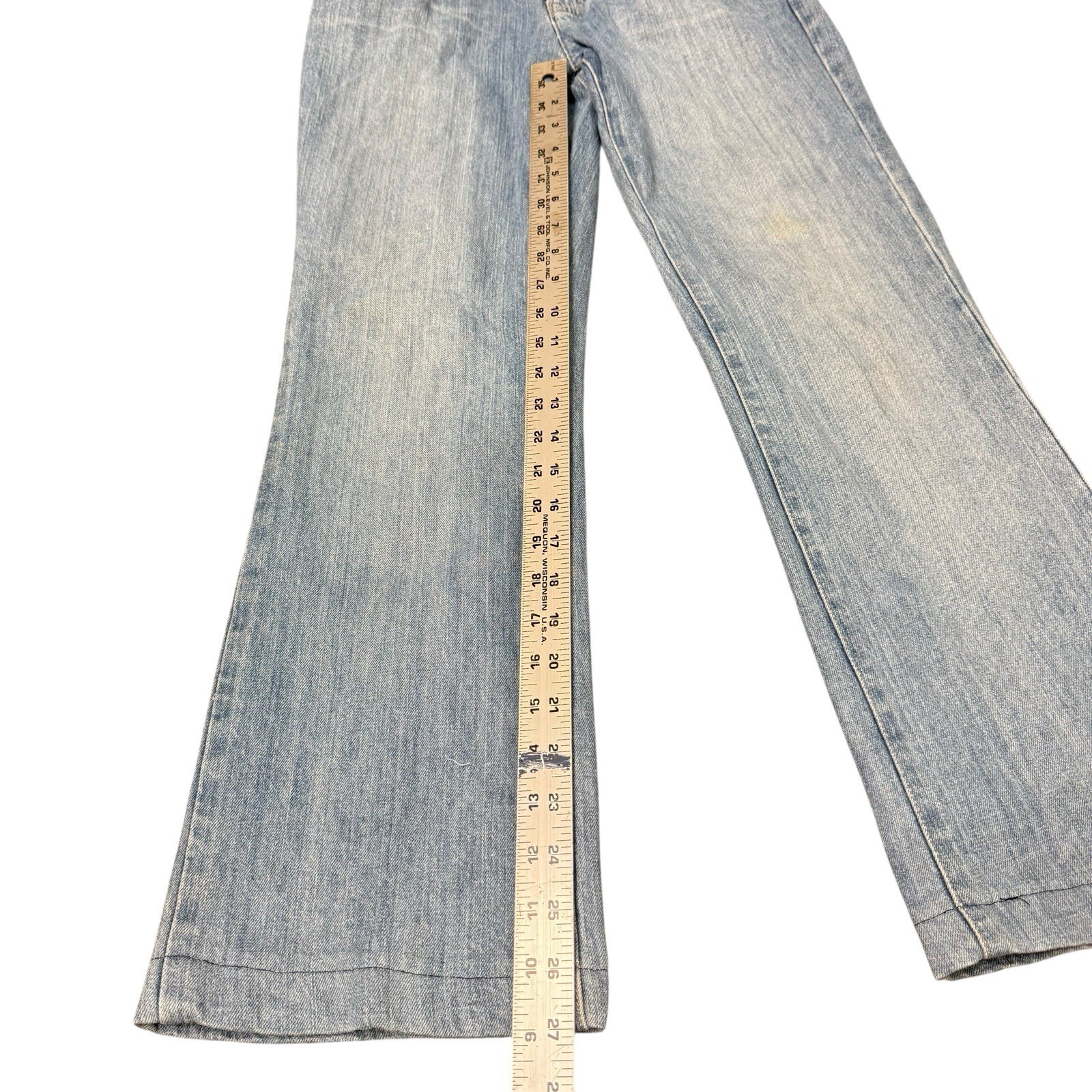Vintage 90s Calvin Klein High Rise Boot Cut Jeans Iconic Denim thumbnail 3