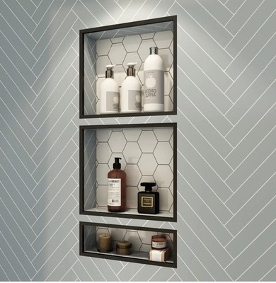 Uni-Green Shower Niche Ready for Tile 16''X34''(16''x14''+16''x20''), Set of Two Or...