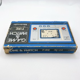 Nintendo Game & Watch FIRE RC-04 1980 w/ Box Tested and Working