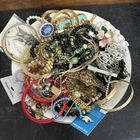 2 Lb Costume Vintage Jewelry Mixed Lot Estate Buy Granny's Wearable Resale