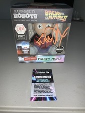 Michael J. Fox Back To The Future II Handmade By Robots Signed & authenticated