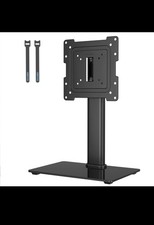 BONTEC Universal Swivel TV Stand for 17-43 Inch Screens Height Adjustable ST07B