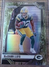 2024 Panini Prizm Rookie Marshawn Lloyd #374 Green Camo #/15 Packers RC SP SSP