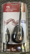 Cyber Acoustics CVL-1084 Micro USB Desktop Microphone New