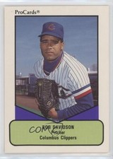 1990 ProCards AAA Future Stars Bob Davidson #319 0q3