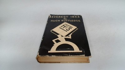 			Everest 1933, Hugh Ruttledge, Hodder And Stoughton, 1938, Hardcov		