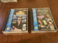 Lot Of 2 Sega CD Games: Baseball Tonight & Trivial Pursuit