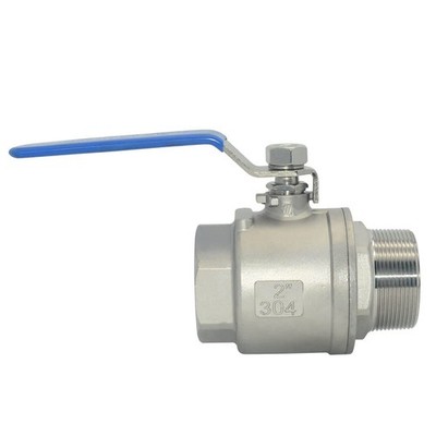 2 Inch Male x Female NPT Ball Valve S304 Stainless Steel,Full Port Heavy Duty...