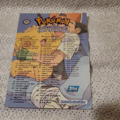 Gotta Catch Em All Topps Pokémon Card