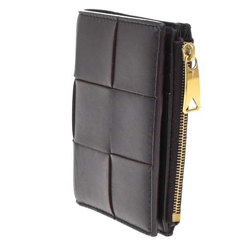 BOTTEGA VENETA Intrecciato Compact Bifold Wallet Leather Purple 39RF754 - Picture 2 of 13