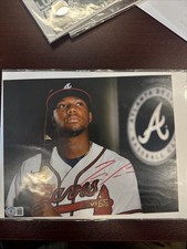 Ronald Acuna Jr. Braves Signed Autographed 8x10 Beckett