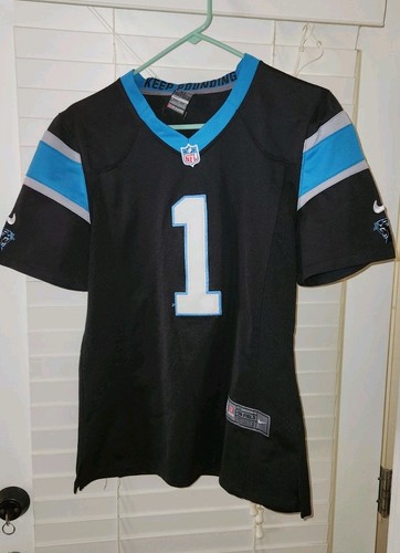 Cam Newton Carolina Panthers Nike On Field Black Womens Jersey Size XL