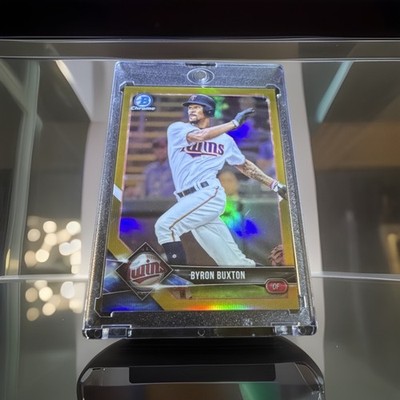 2018 Bowman Chrome - Byron Buxton #2 Gold Refractor /50 E3