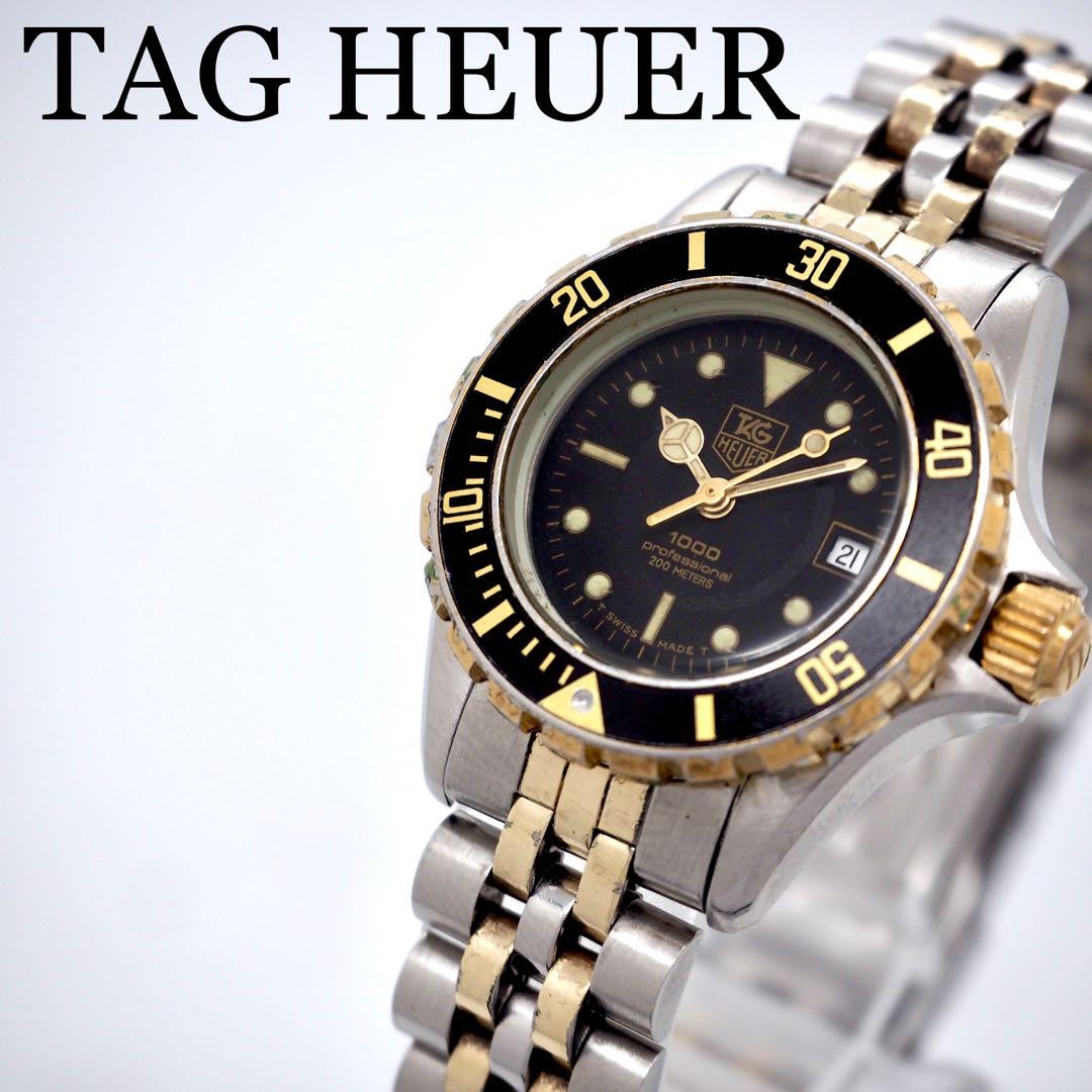 375 タグホイヤー　時計　レディース　1000 プロフェッショナル　ゴールド 375 Tag Heuer Watch Women'S 1000 Professional Gold | eBay