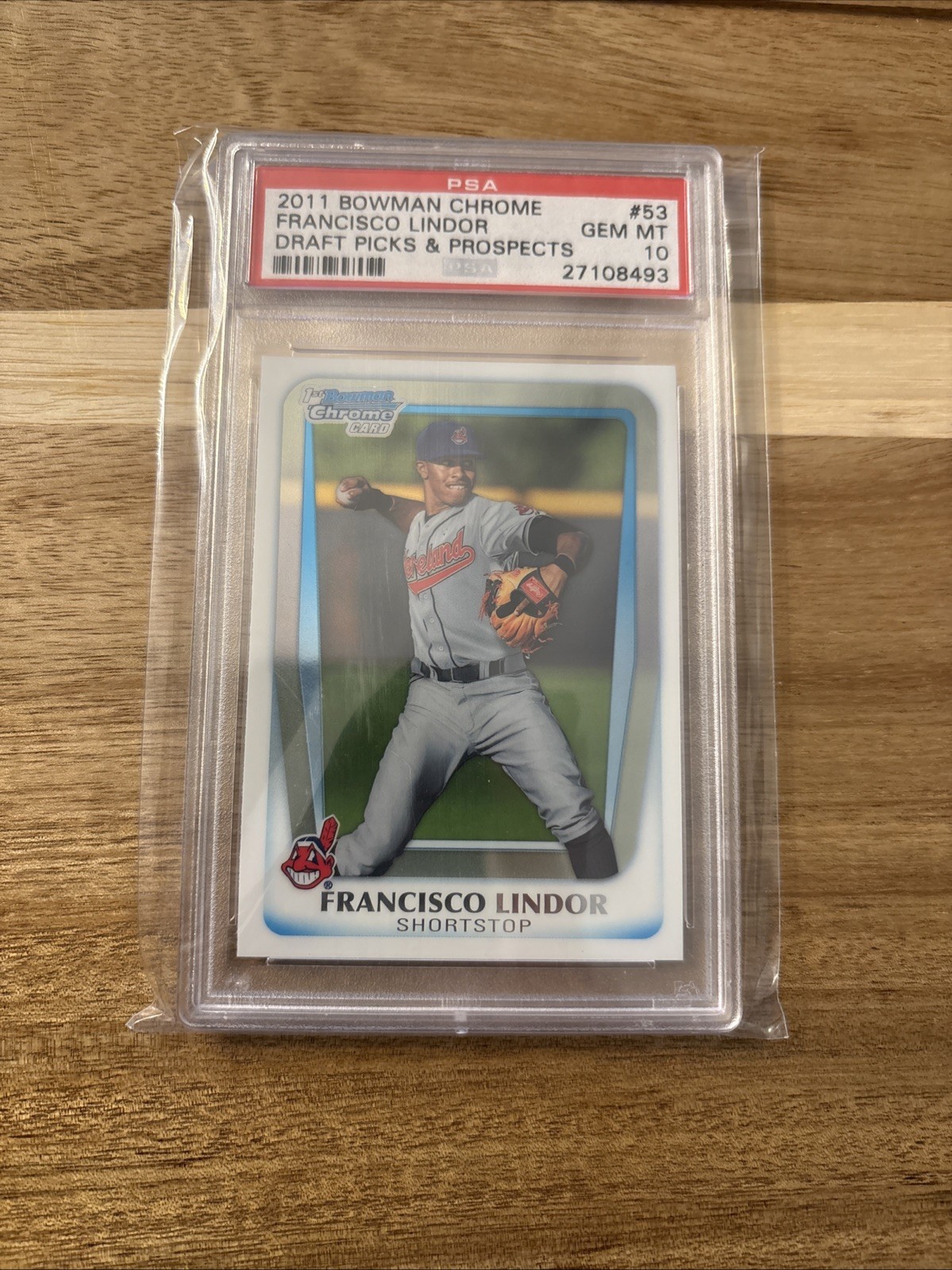 2011 Bowman Draft Picks & Prospects Prospects Francisco Lindor Gem Psa10 Bdpp53