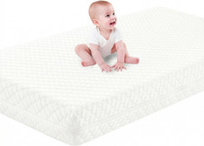 Crib Mattress, Dual-Sided Breathable Baby and Toddler Memory Foam Mattress with