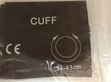 10pcs/Lot Reusable Double Tube Large Adult Blood Pressure Cuff 34-43cm