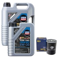 MotoröL Set 5W-30 Liqui Moly 6 Liter + ÖLfilter FüR Honda Kia Mitsubishi Opel