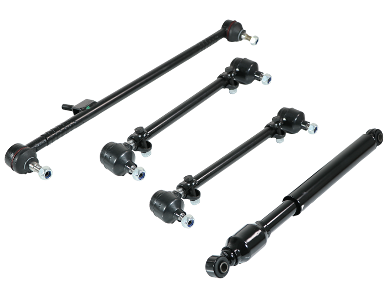 4pcs set tie rods + steering rods with steering damper for Mercedes W114 W115 /8