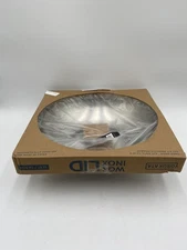 YOSUKATA 13.6" Stainless Wok Lid with Glass Insert for 14" Wok