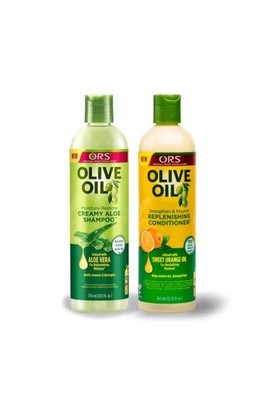 ORS Olive Oil Deep Cleansing Creamy Aloe Shampoo and Replenishing Conditioner