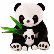 Plüsch Panda Mutter & Baby Kuscheltier Stofftier Geschenk