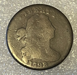 1798 United States ONE CENT Draped Bust COIN