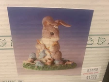 Vtg Charming Tails Guess What! Figurine by Fitz and Floyd. 89/714 Dean Griff NIB