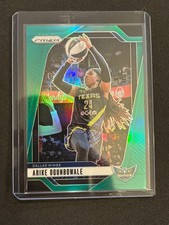 2024 Panini Prizm WNBA #28 Arike Ogunbowale Green Prizms