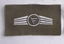 Bundeswehr BW T&auml;tigkeitsabzeichen Silber F&uuml;hrungsdienstpersonal Stoff Patch