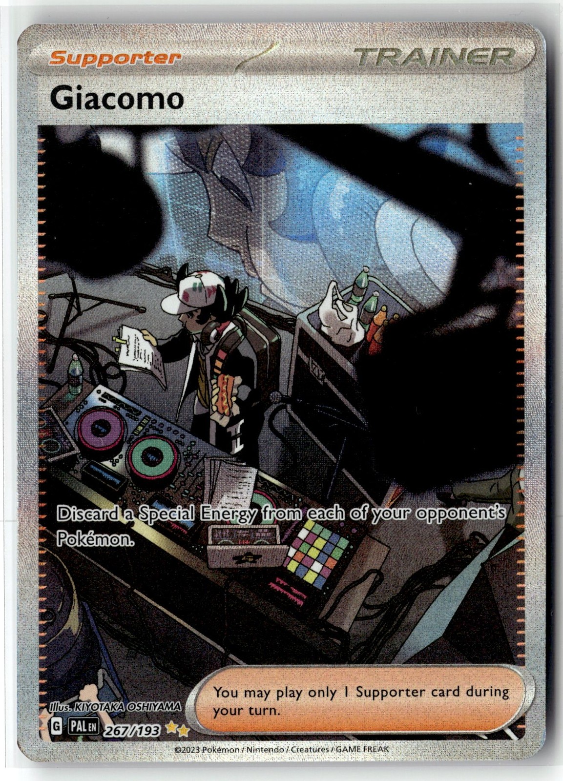 Giacomo ⭐️ 267/193 Holo Special Illustration Rare Paldea Evolved 2023 Pokemon NM