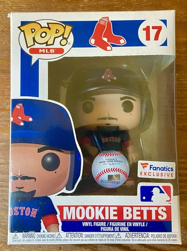 Funko Pop! Vinyl: Mookie Betts - Fanatics (Exclusive) #17-(Official#)-(Unopened)