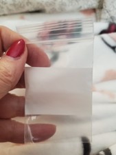 2"x 3" Reclosable 2MIL White Block Zip Writable Zipper Baggies Seal Lock Bags