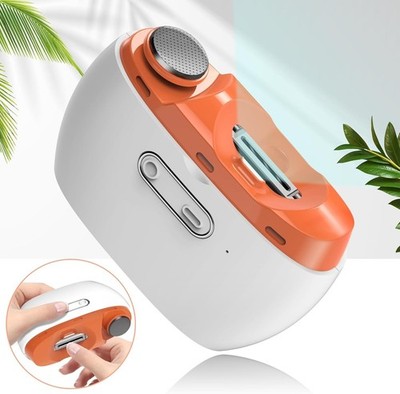 Cortaunas Electrico 3 en 1 Pulidor 2 Velocidades Recargable USB LED Seguro Bebes