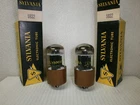 2x5932 (6L6WGA) Sylvania USA black plate-double D-getter NOS-el. watches