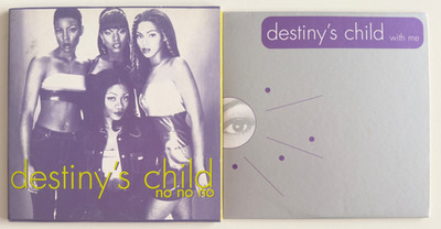Destiny's Child 2 UK Promo CD's No, No, No & With Me Beyoncé Wyclef Jean JD